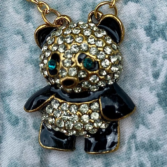 Jewelry - ‼️BOGO SALE‼️ 🐼 Gem Panda Necklace